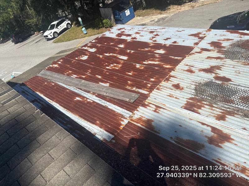 completed roofing project in Brandon FL