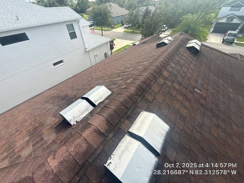 completed roofing project in Wesley Chapel FL