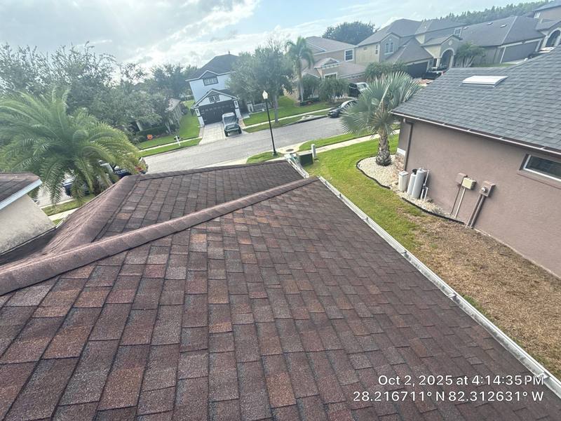 completed roofing project in Wesley Chapel FL
