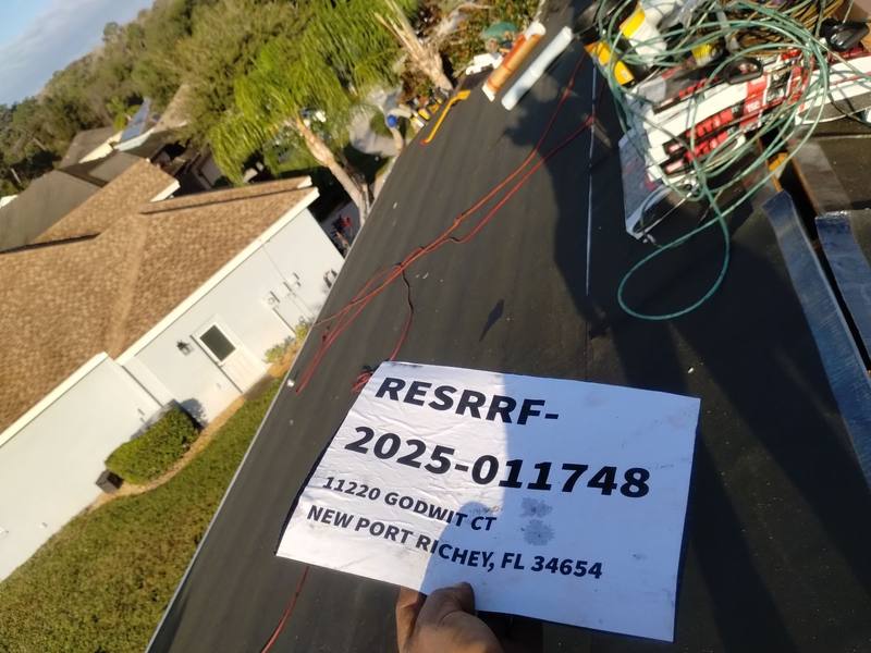 residential metal roof replacement by Hloska Roofing in New Port Richey