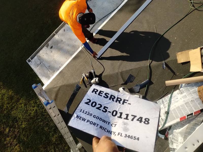 roofing project near Godwit Ct in New Port Richey