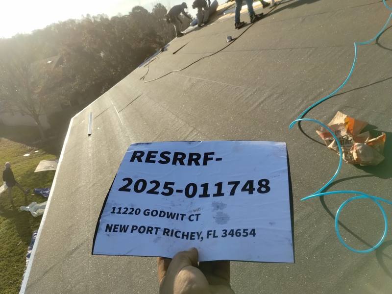 residential metal roof replacement by Hloska Roofing in New Port Richey