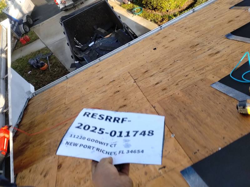 roofing project near Godwit Ct in New Port Richey