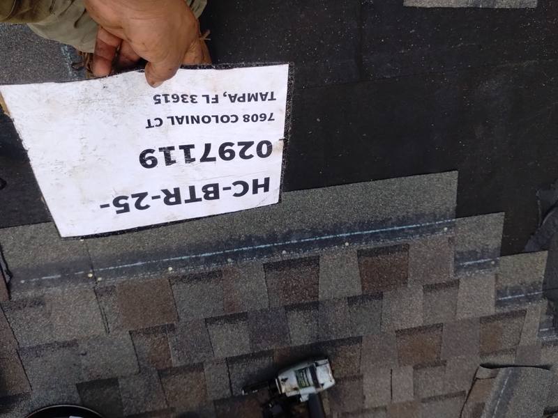 residential roof replacement by Hloska Roofing in Tampa