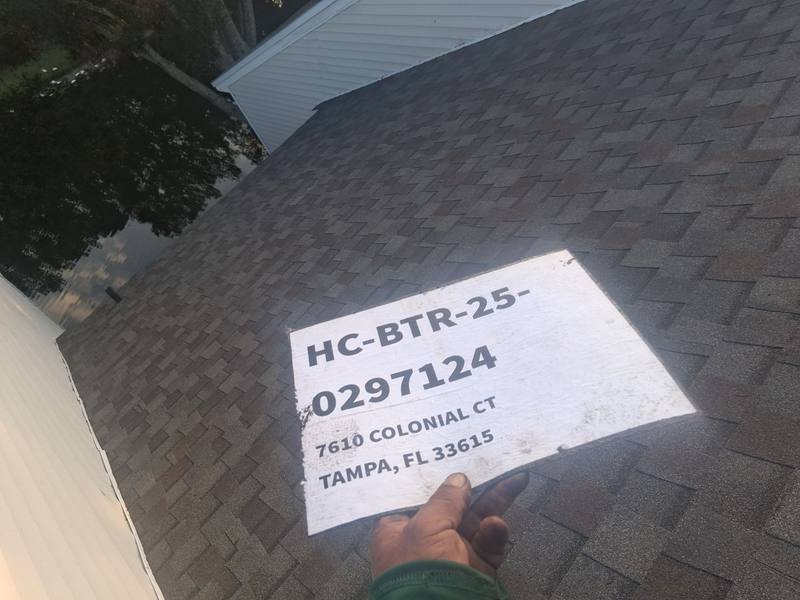 roofing project near Colonial Ct in Tampa