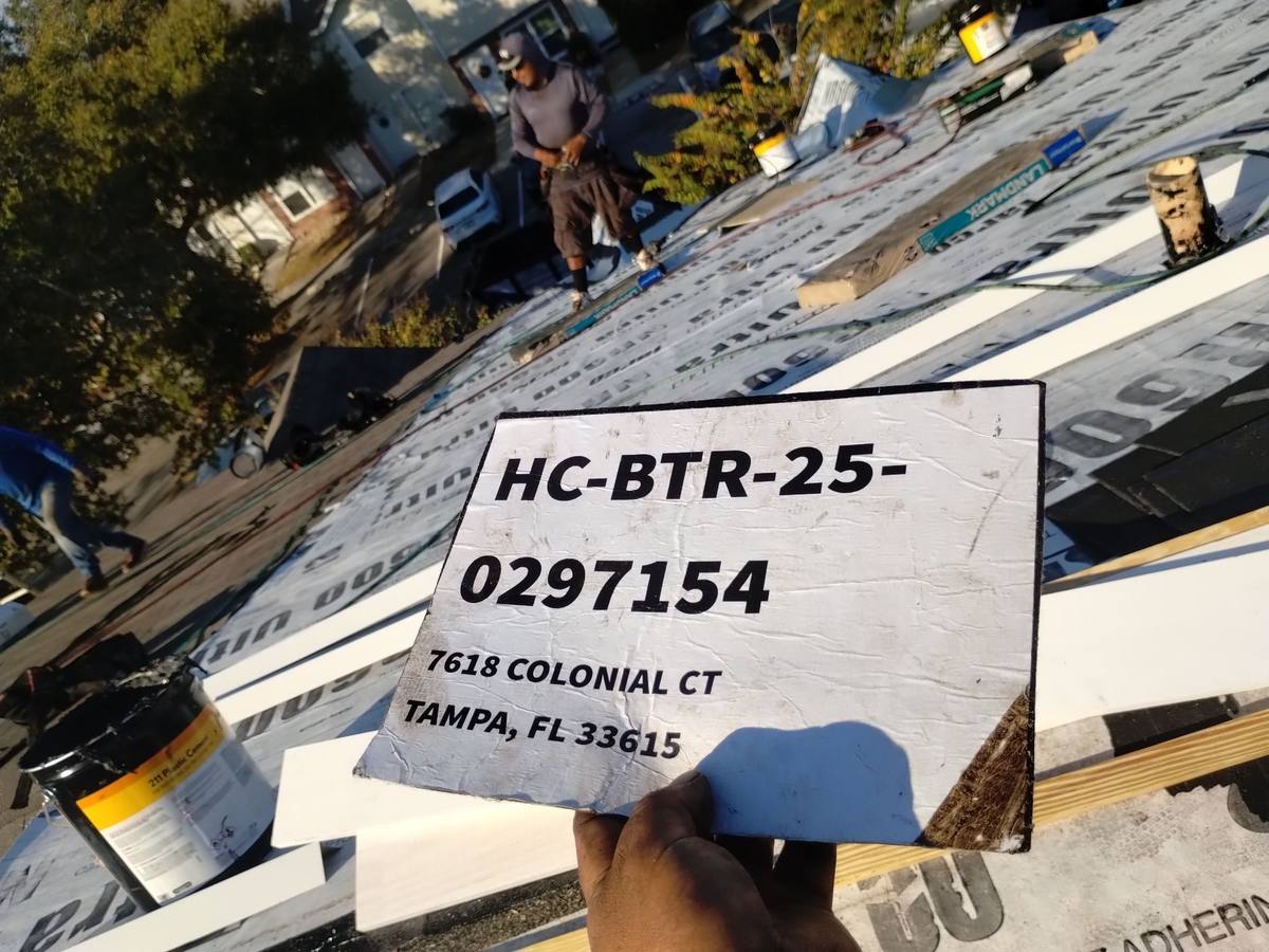 roof replacement in Tampa, Florida