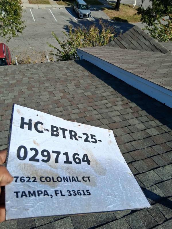 roofing project near Colonial Ct in Tampa