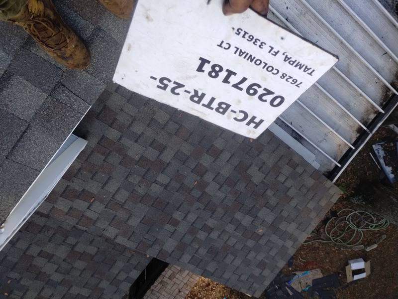 roofing project near Colonial Ct in Tampa