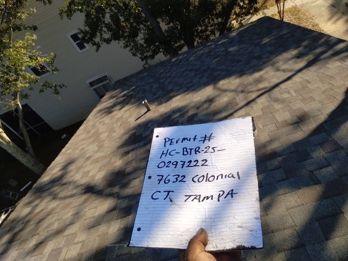 roof replacement in Tampa, Florida