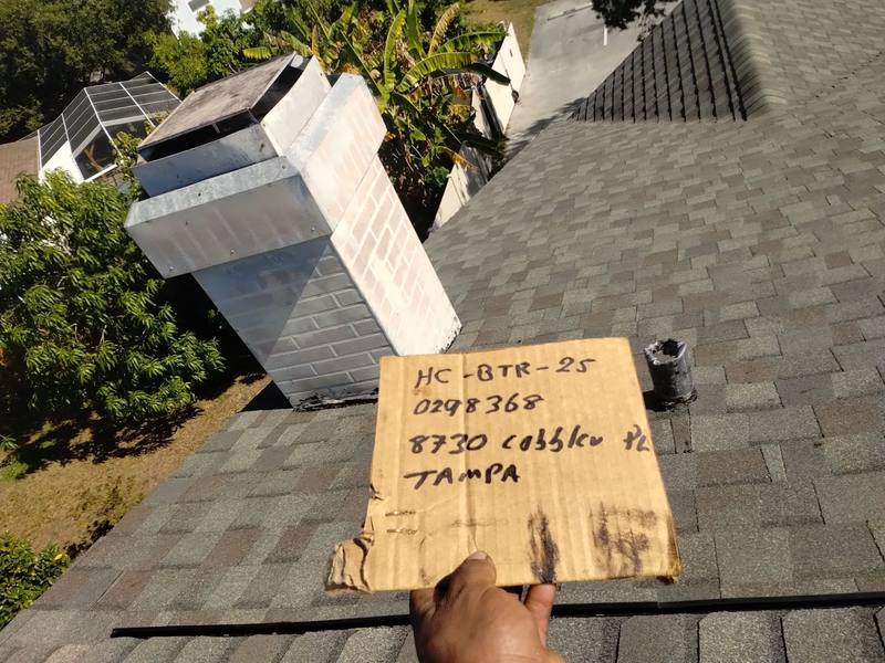 residential roof replacement by Hloska Roofing in Tampa