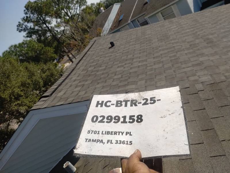 roofing project near Liberty Place in Tampa