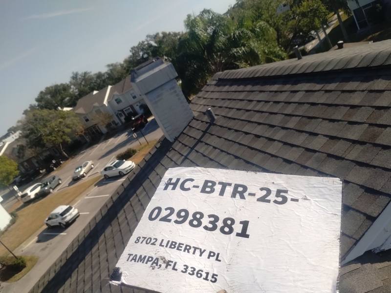 roofing project near Liberty Place in Tampa