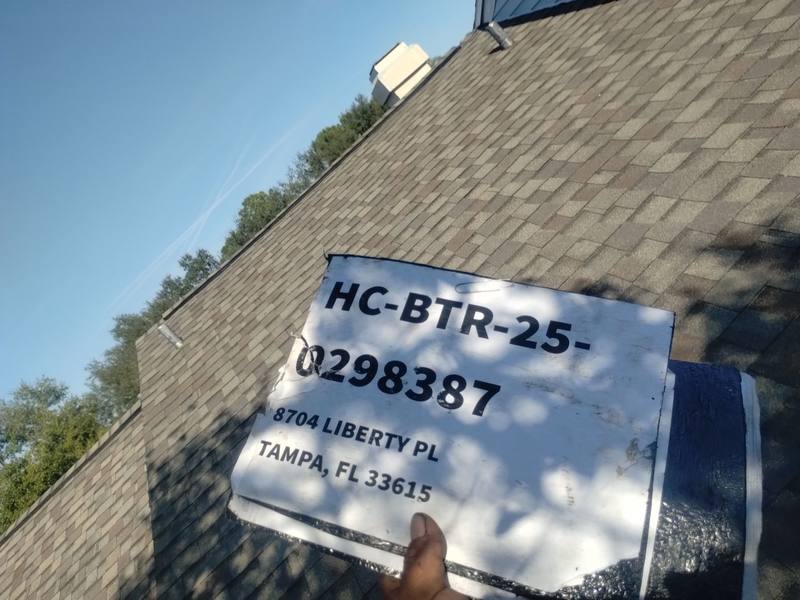 roofing project near Liberty Place in Tampa