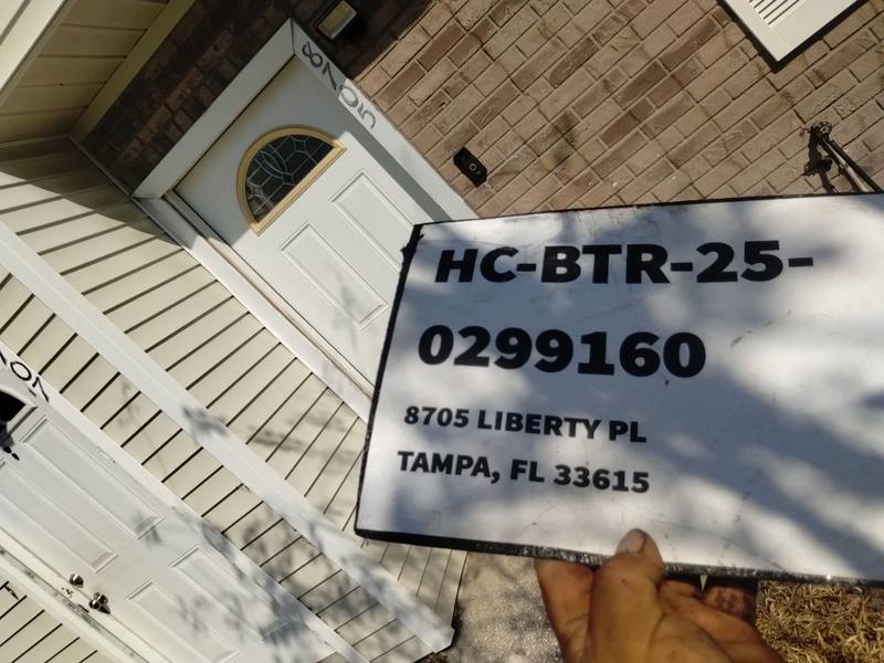 completed roofing project in Tampa FL