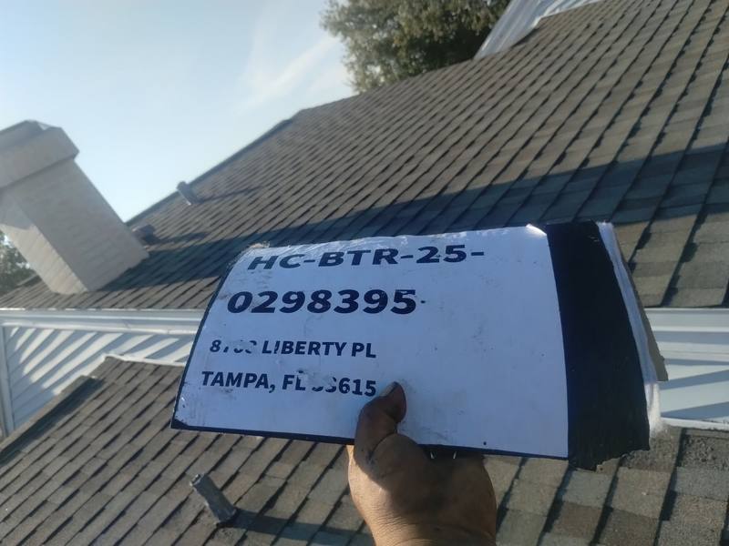 residential roof replacement by Hloska Roofing in Tampa