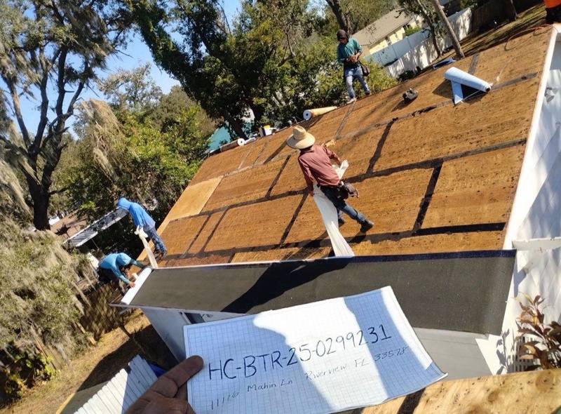 shingle roof replacement in Riverview, Florida