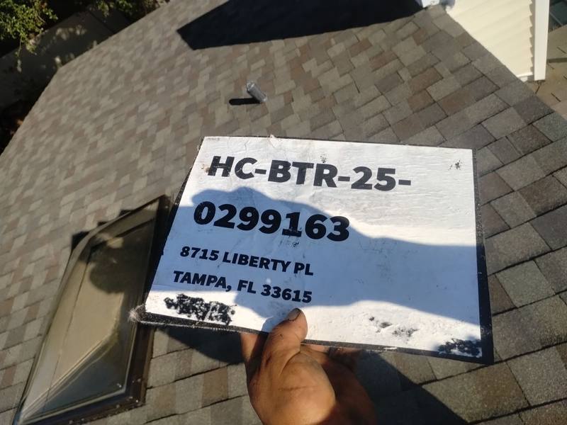 roofing project near Liberty Place in Tampa
