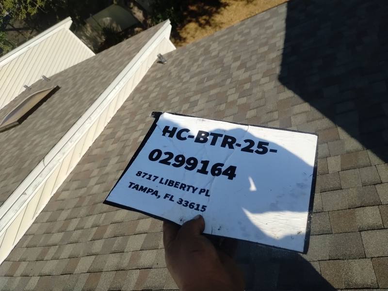 roofing project near Liberty Place in Tampa