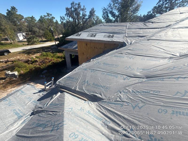 roofing project near Irving St in Brooksville