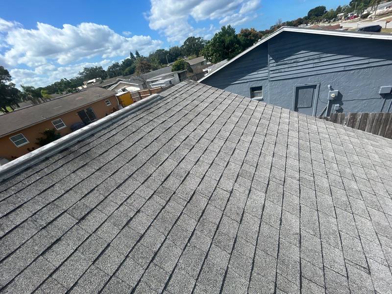 completed roofing project in New Port Richey FL