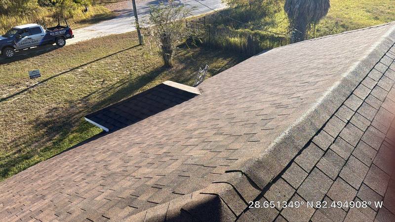 roofing project in Brooksville, Florida