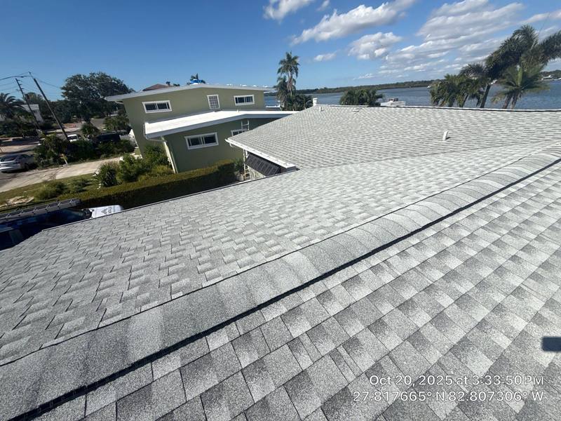 completed roofing project in Redington Beach FL