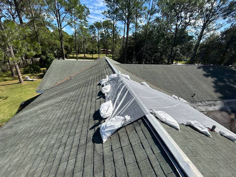 completed roofing project in Zephyrhills FL