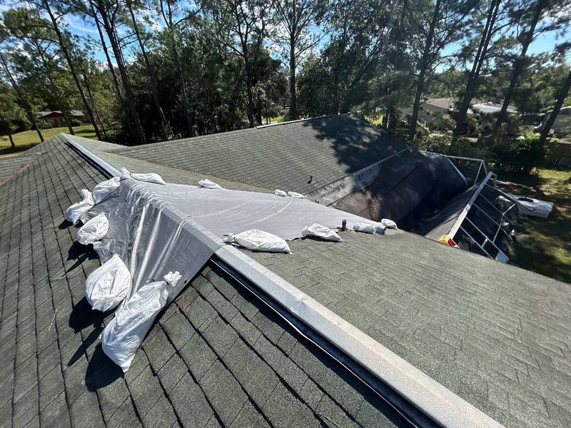 residential roof replacement by Hloska Roofing in Zephyrhills