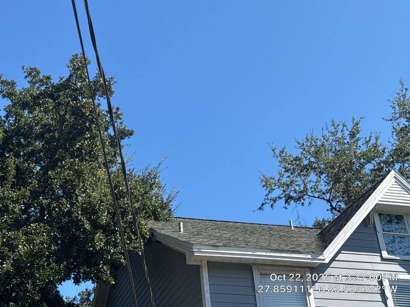 completed roofing project in Tampa FL