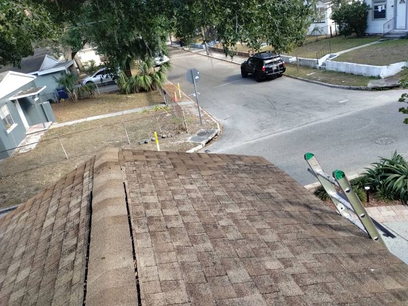 completed roofing project in Tampa FL