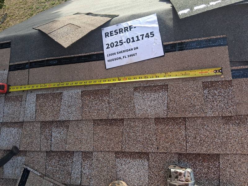 shingle roof replacement in Hudson, Florida