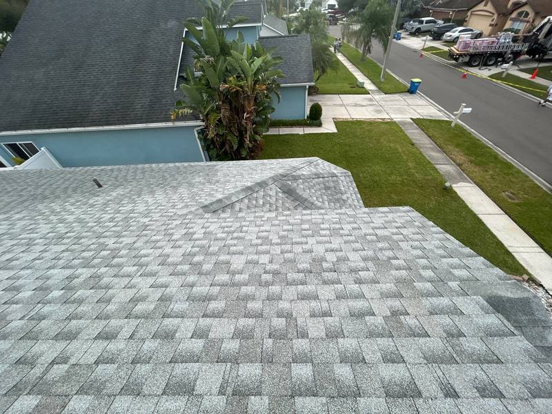 completed roofing project in Zephyrhills FL
