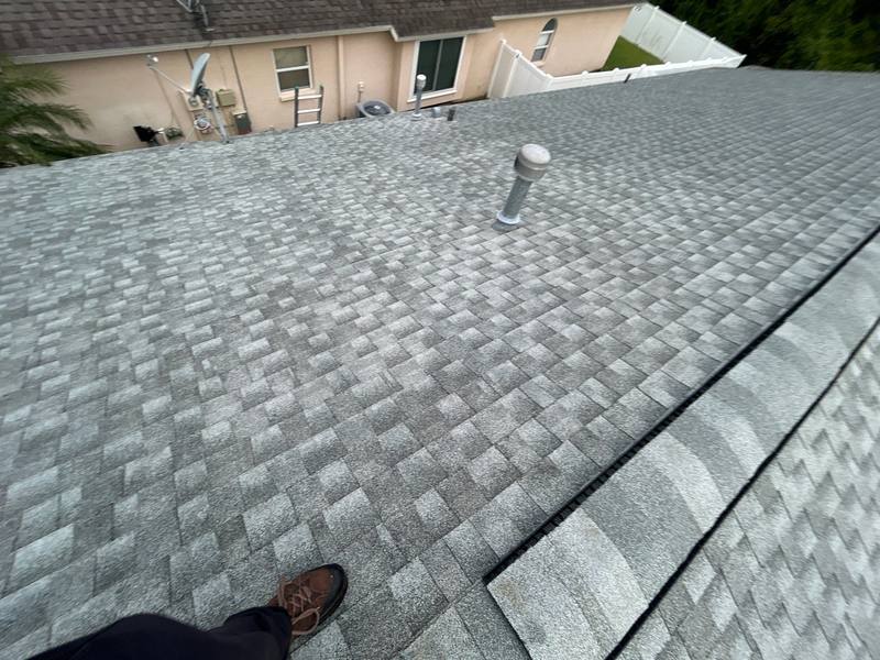residential roof replacement by Hloska Roofing in Zephyrhills