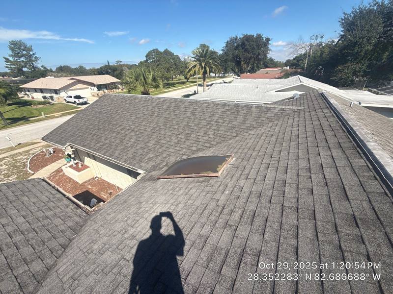 completed roofing project in Hudson FL