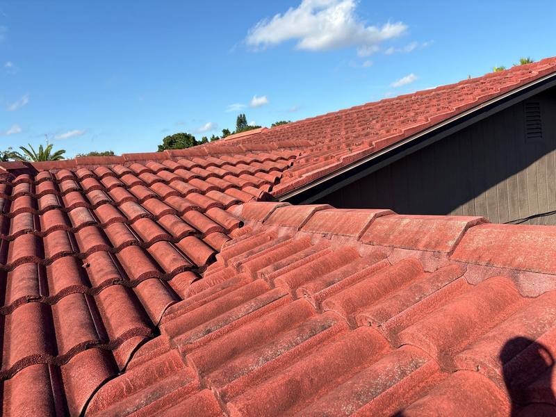 completed roofing project in Holiday FL