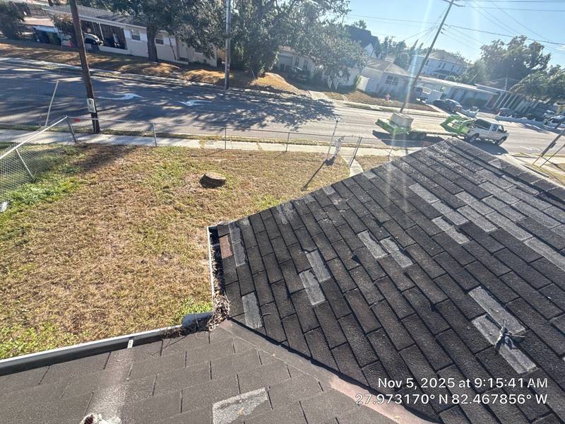 completed roofing project in Tampa FL
