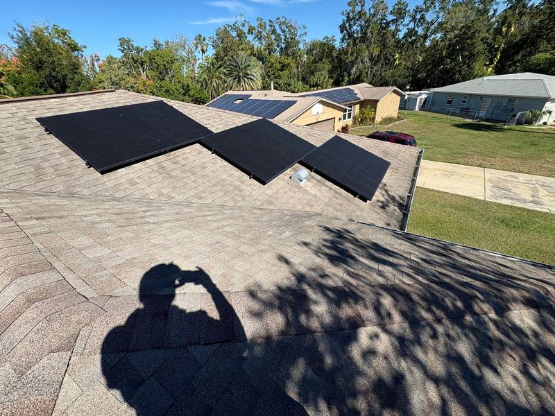 residential roof replacement by Hloska Roofing in New Port Richey