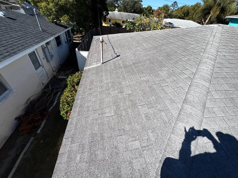 residential roof replacement by Hloska Roofing in Dunedin