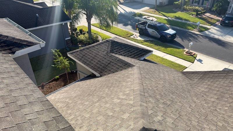 roofing project near Holcomb Pass in Wesley Chapel