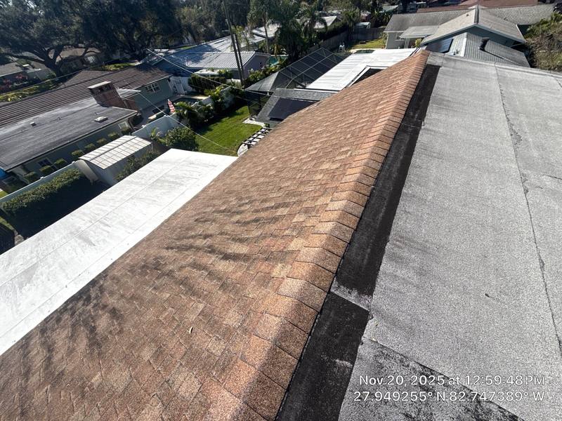 residential roof replacement by Hloska Roofing in Clearwater