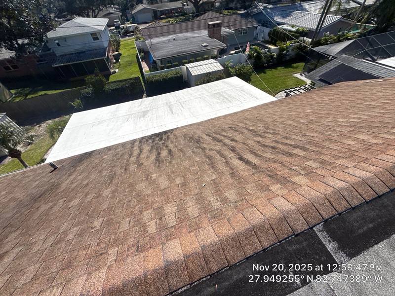roofing project near Lakeview Rd in Clearwater
