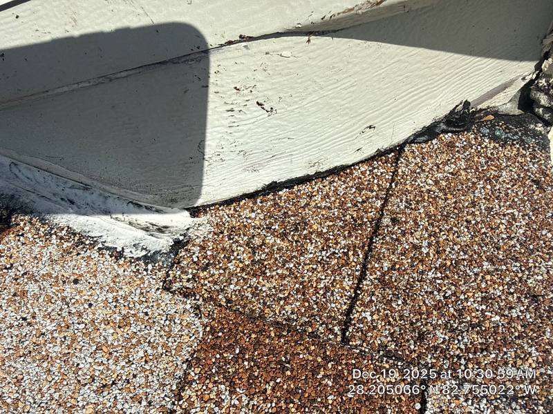 completed roofing project in Holiday FL