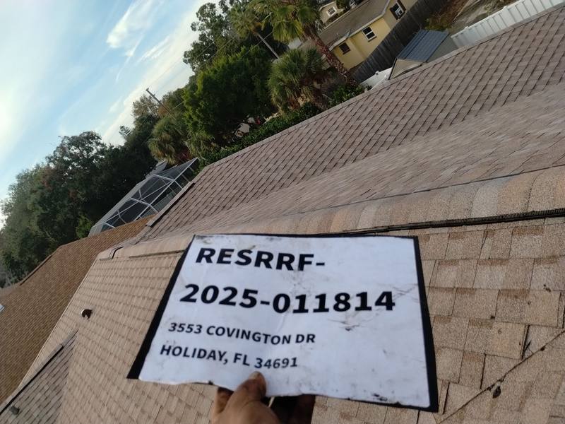 roofing project near Covington Dr in Holiday