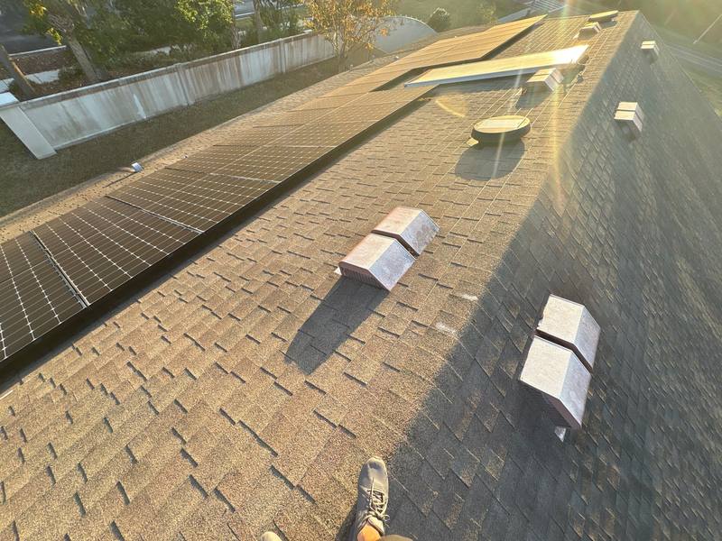 residential roof replacement by Hloska Roofing in Wesley Chapel