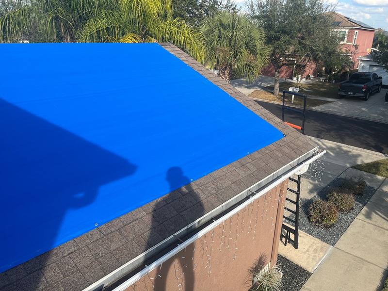 completed roofing project in Tampa FL