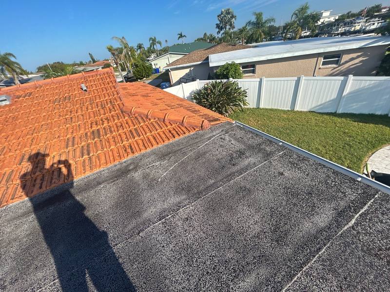 completed roofing project in New Port Richey FL