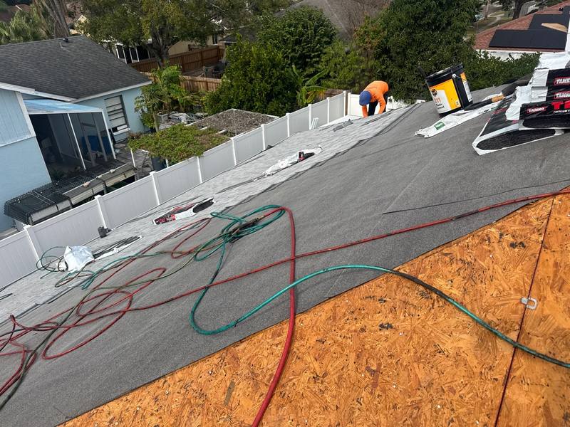 roofing project near Tay Wood Drive in Tampa