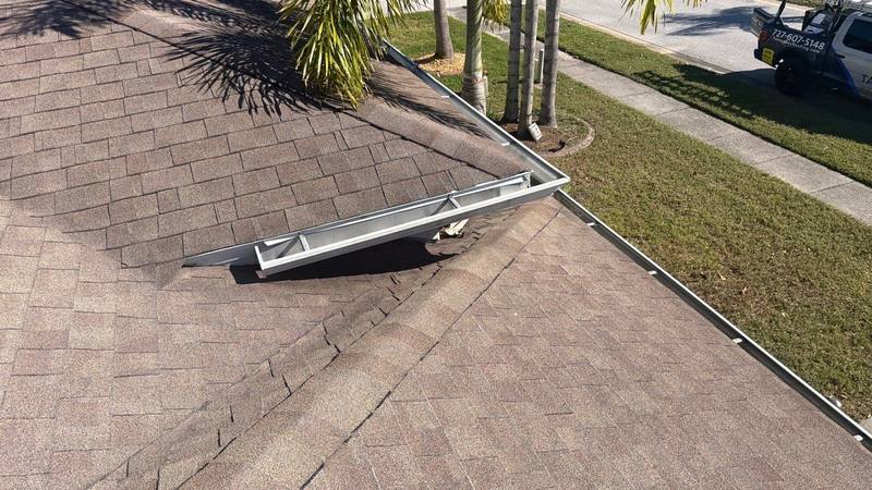 residential roof replacement by Hloska Roofing in Tarpon Springs