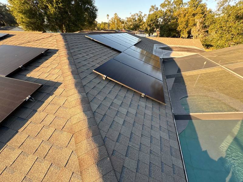 completed roofing project in Brandon FL