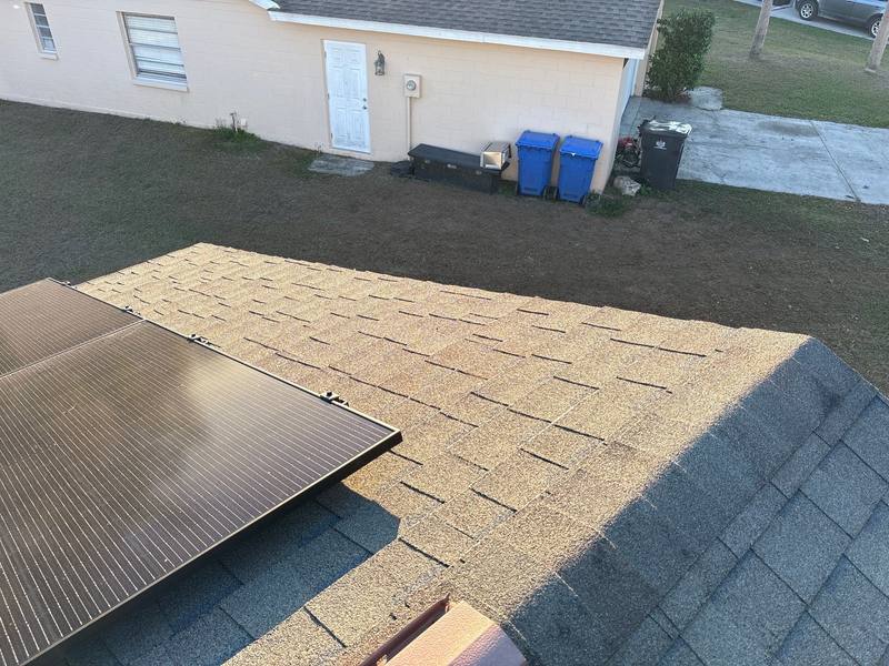 completed roofing project in Brandon FL